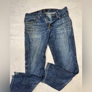 Lucky Brand Men’s 121 Heritage Slim  Distressed Denim Jeans Med Wash 34x32